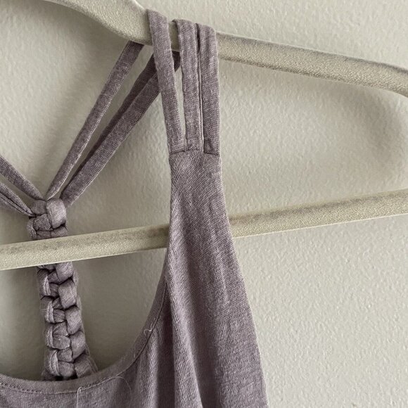 Cynthia Rowley Woman SZ XS Pale Purple 100% Linen Racerback Tank Sundress - Picture 4 of 8